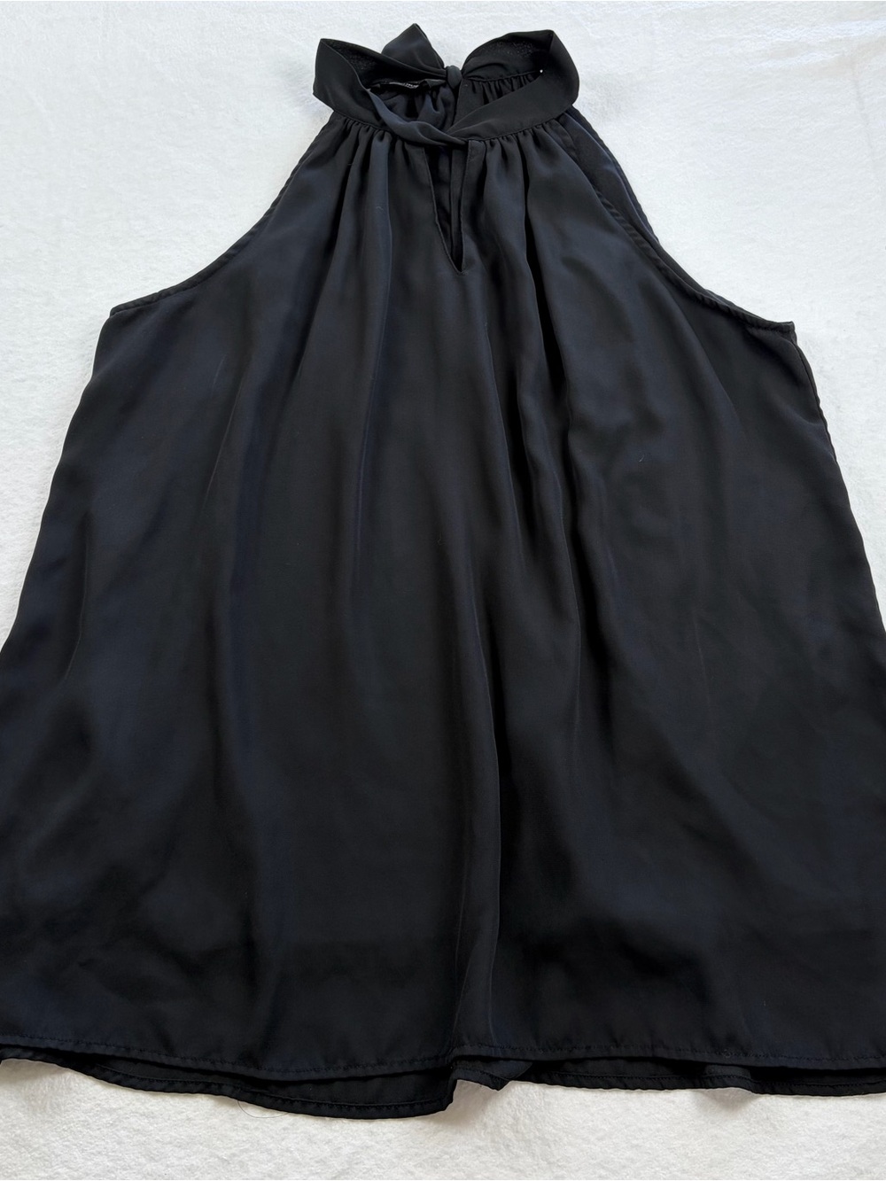 DOKOTOO‎ Black Bow Detail Halter Top